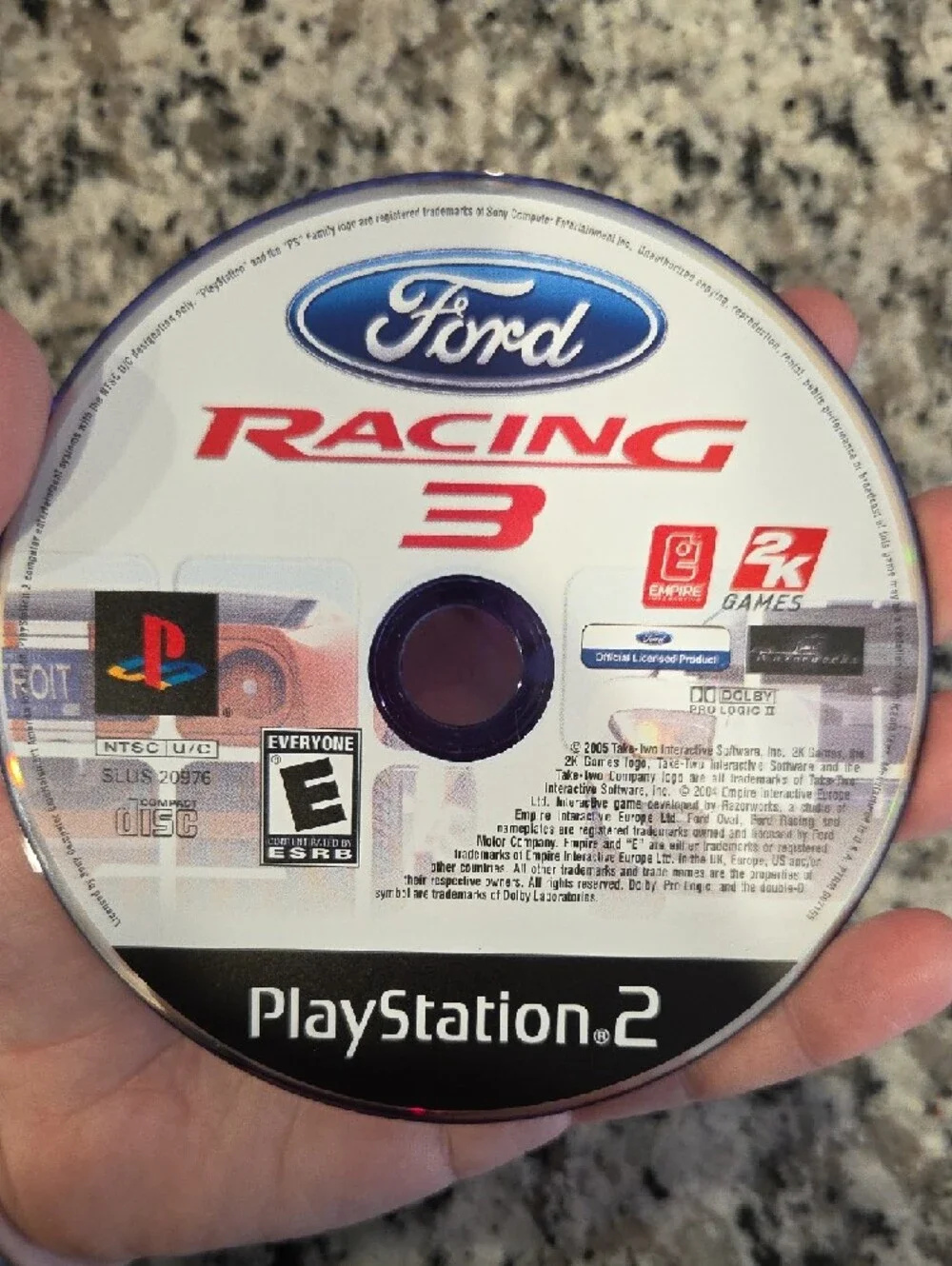 Ford Racing 3 (PS2) PlayStation 2 Disc - NO CASE